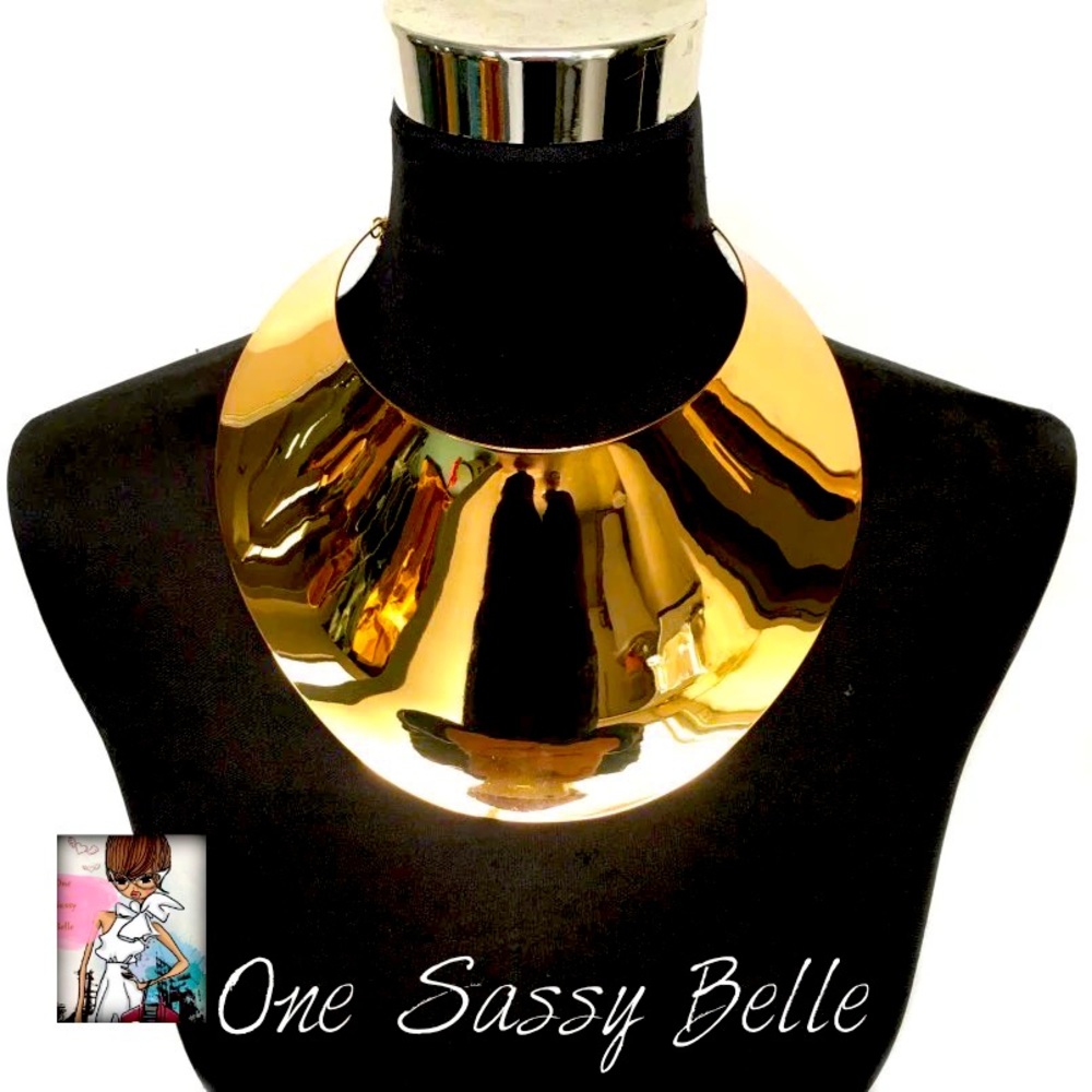 Chunky Collar Choker Necklace